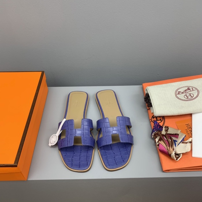 Hermes Oran Slippers Size 35-41  9-Color