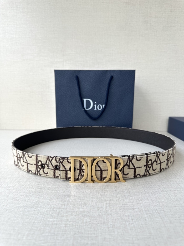 Dior Men Belt Width 3.5cm