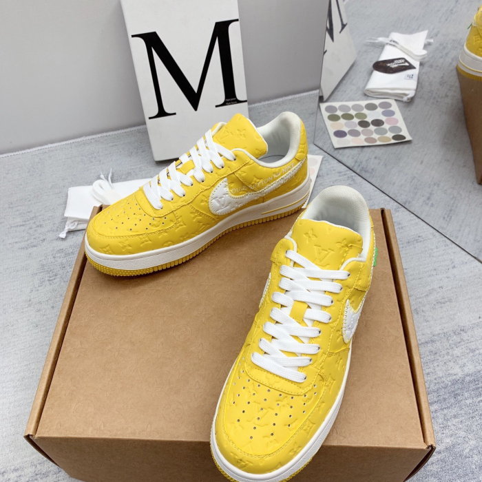 Louis Vuitton x Off White x Air Force 1 Sneaker Size 36-45   8-Color
