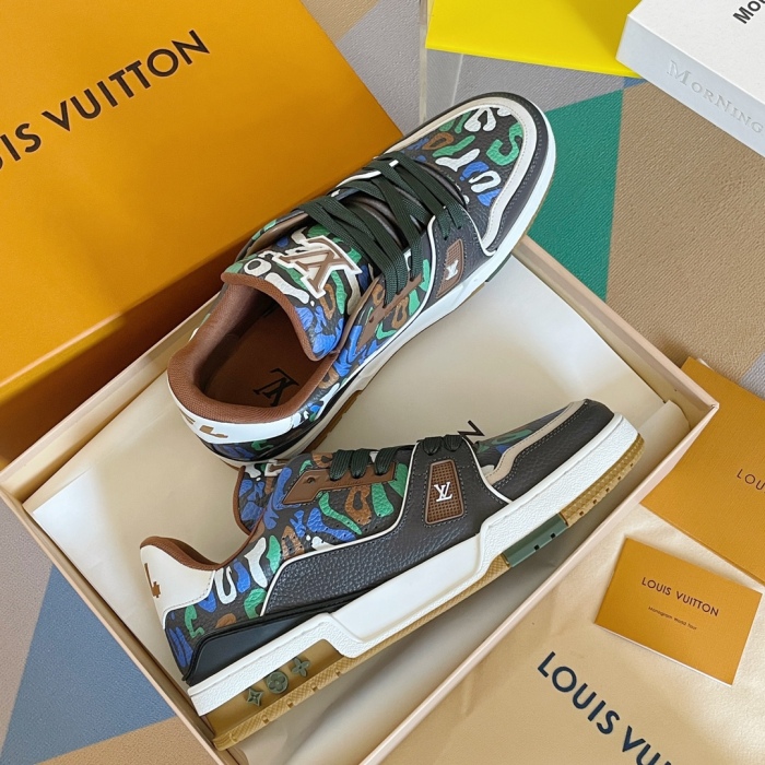 Louis Vuitton 2024New LV Trainer Sneaker Size 36-46
