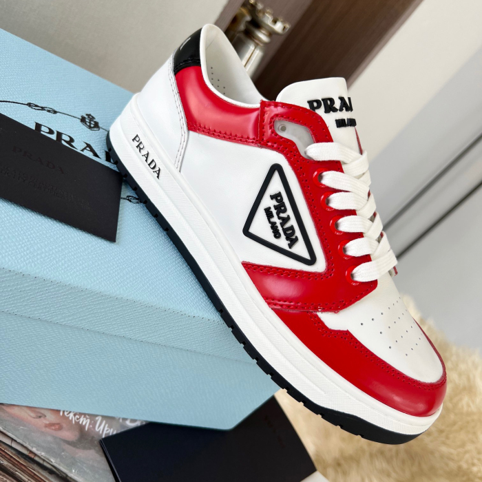 Prada District Leather Sneaker Size 36-45   5-Color