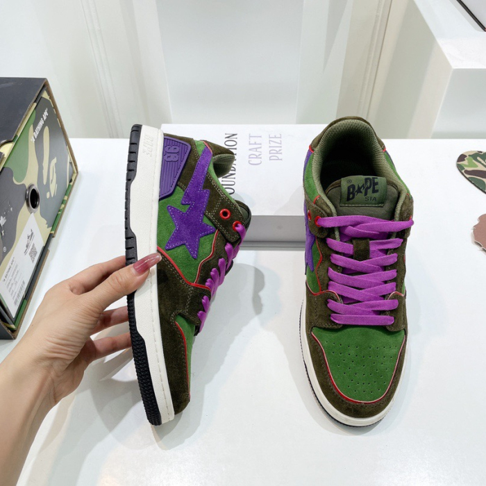 Bape SK8 STA Sneaker Size 36-45   5-Color