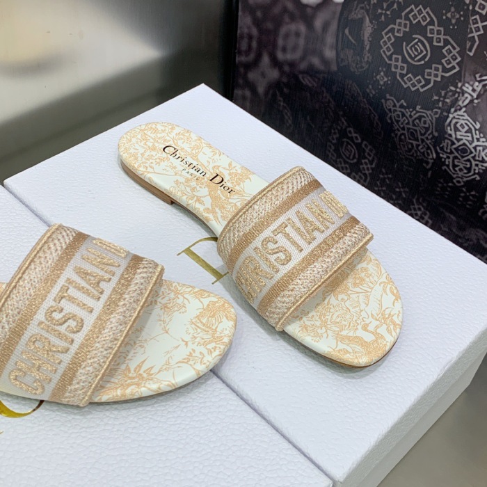 Dior Dway Slippers Size 35-41 8-Color