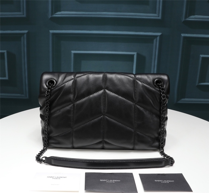 YSL Lou Lou Puffer Women Shoulder Bags Size 29*17*11cm