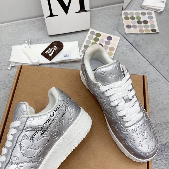 Louis Vuitton x Off White x Air Force 1 Sneaker Size 36-45   9-Color