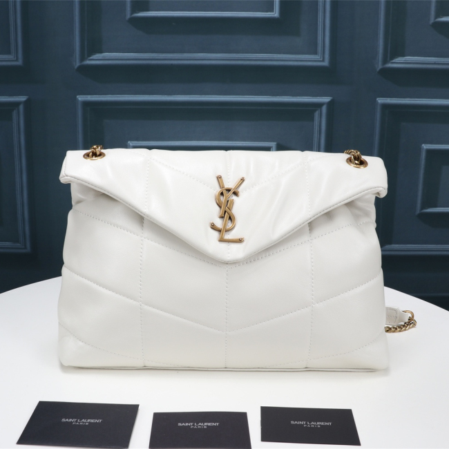 YSL Lou Lou Puffer Women Shoulder Bags Size 35*23*13cm