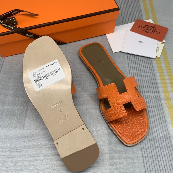 Hermes Oran Slippers Size 35-41  12-Color