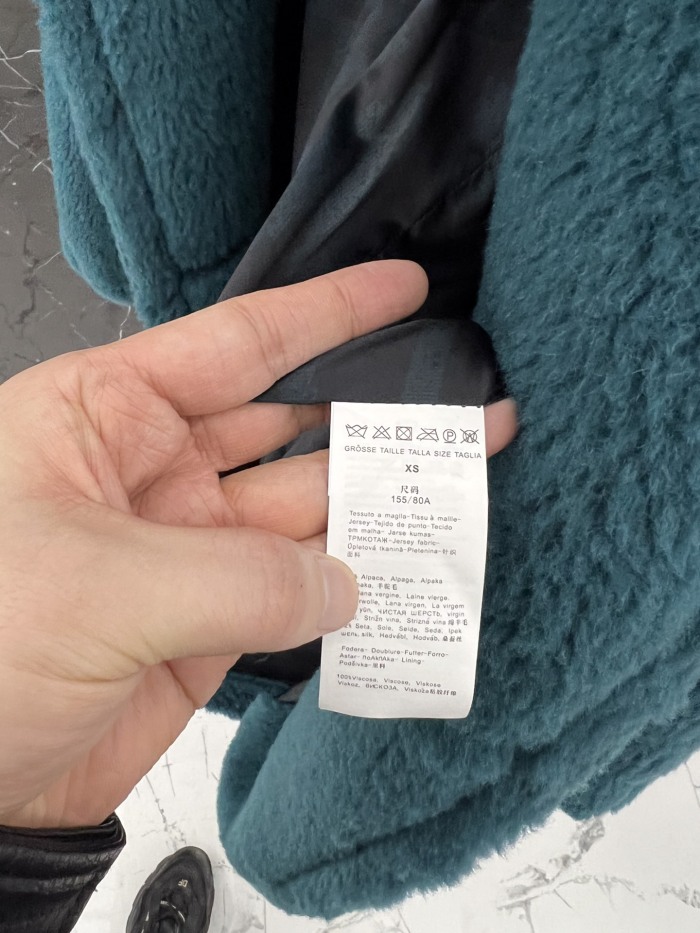 Max Mara Teddy fur long coat Size XS-M