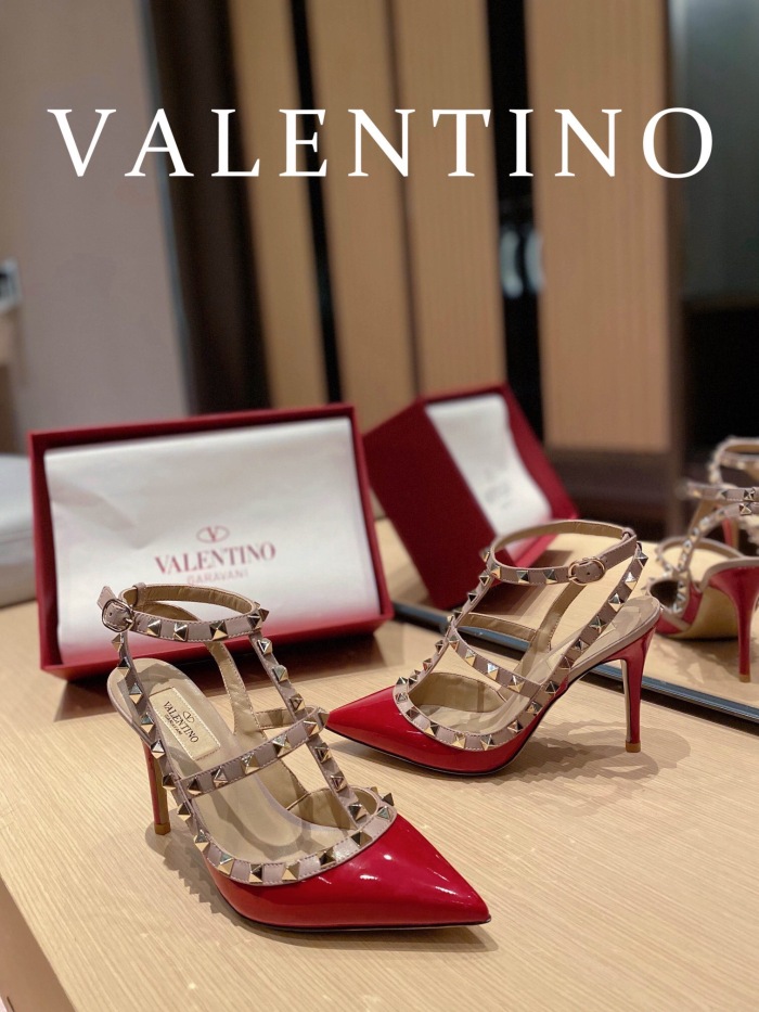 Valentino Rockstud Ankle Strap Pumps Size 35-41 11-Color