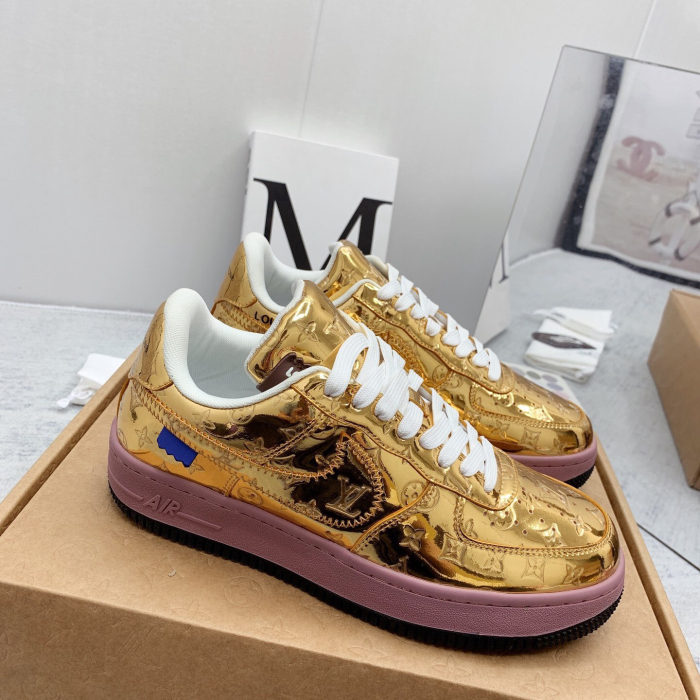 Louis Vuitton x Off White x Air Force 1 Sneaker Size 36-45   9-Color
