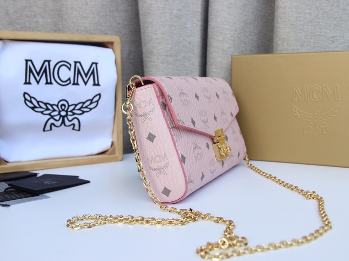 MCM Women Shoulder Bags 23.5*14*5cm