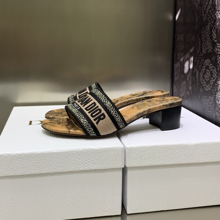 Dior Dway Heeled Sandal Pumps Size 35-41 8-Color