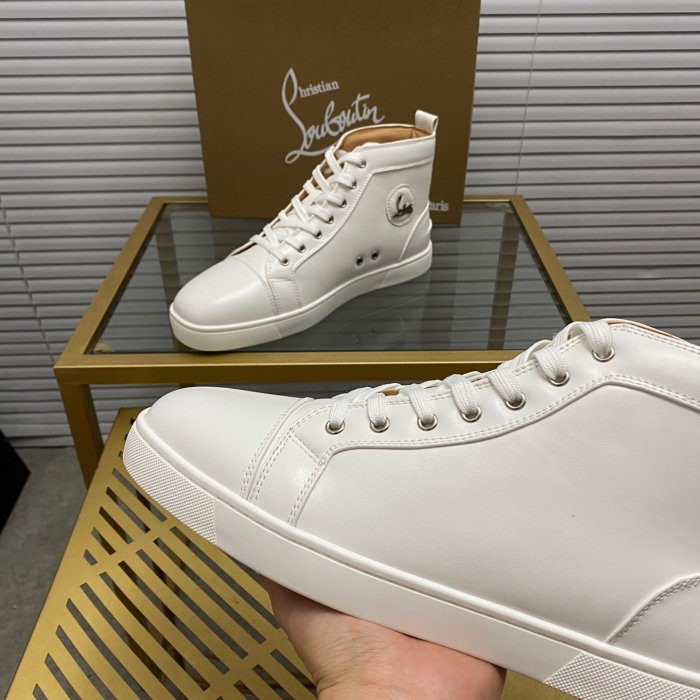 Christian Louboutin Louis High-Top Sneaker Size 36-46  8-Color