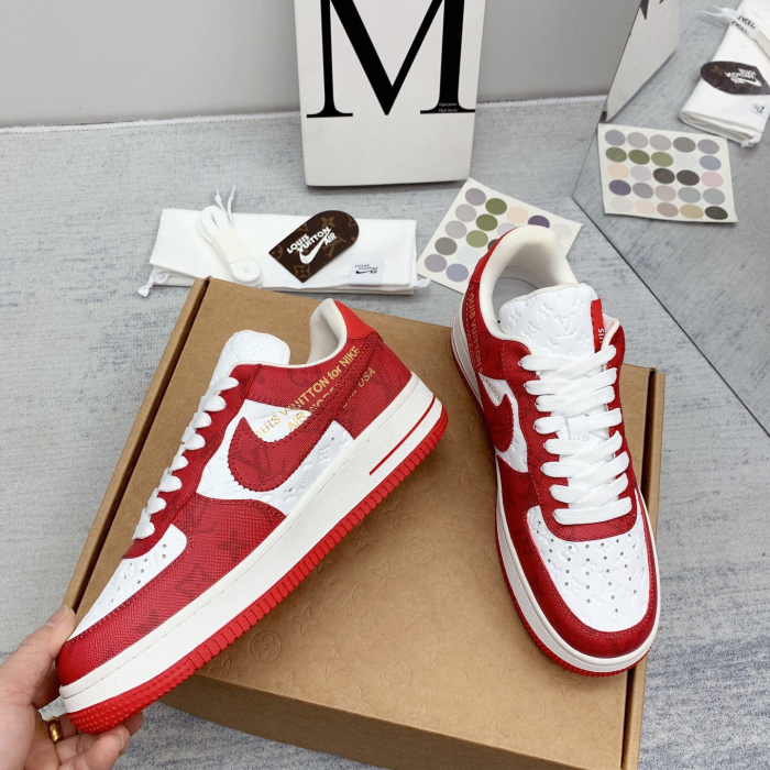 Louis Vuitton x Off White x Air Force 1 Sneaker Size 36-45   9-Color