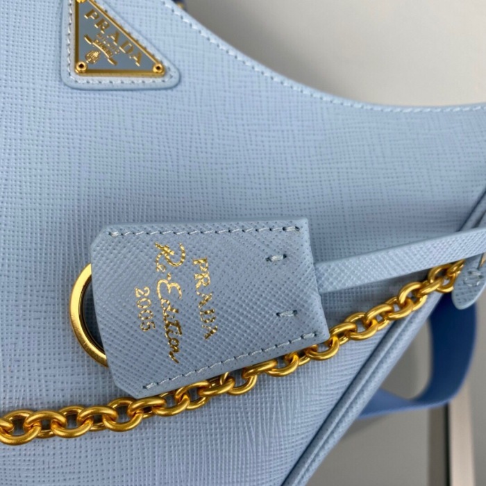 Prada 1BH204 Redition 2005 Women Bags Leather 22*18*6cm