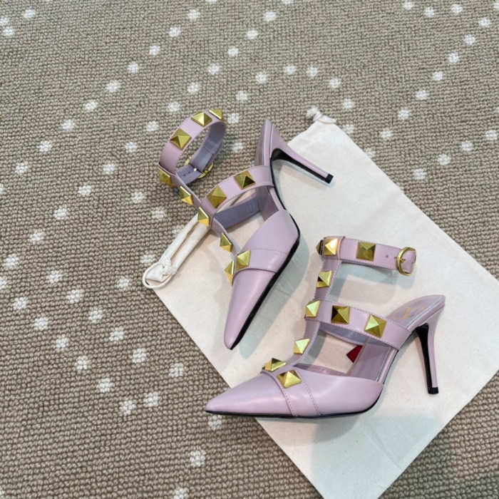 Valentino Roman Stud Calfskin Pumps Size 35-41 12-Color