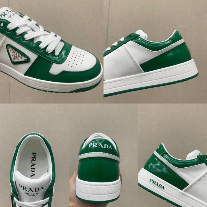Prada Downtown Leather Sneaker Size 36-45   10-Color