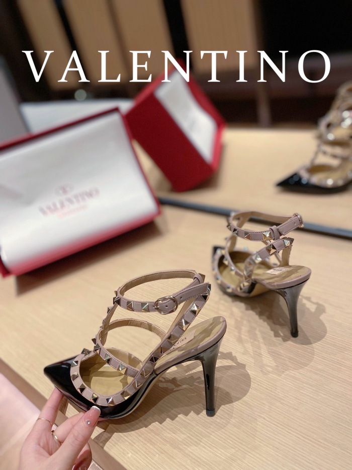 Valentino Rockstud Ankle Strap Pumps Size 35-41 11-Color