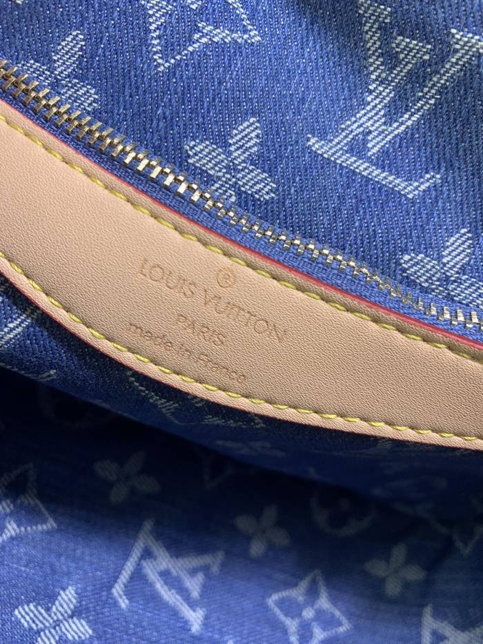 Louis Vuitton M45985 Diane Denim Cowboy Shoulder Bags Size 25*9*15cm