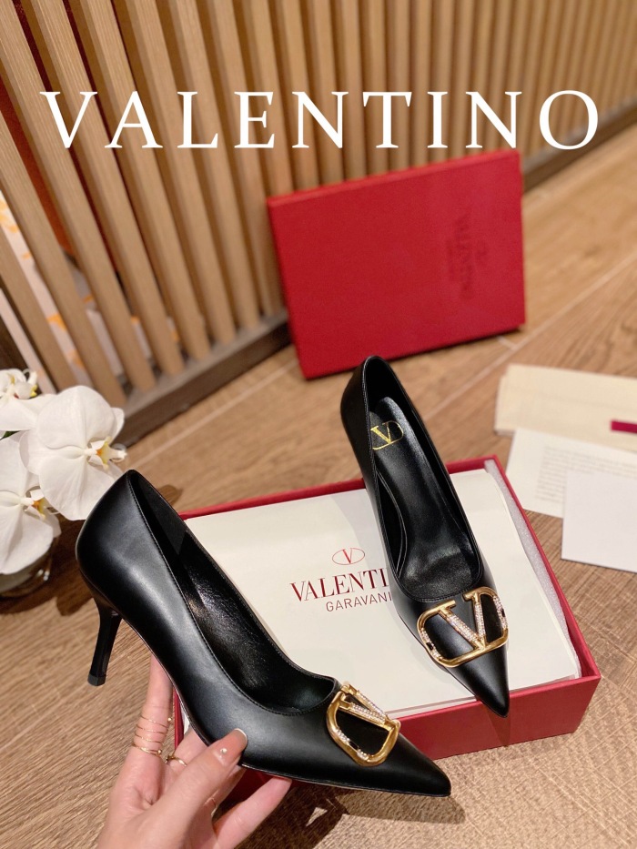 Valentino Vlogo Signature Slingback Pumps Size 35-41 4-Color