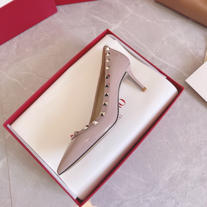 Valentino Rockstud Patent-Leather Pumps Size 35-41 8-Color