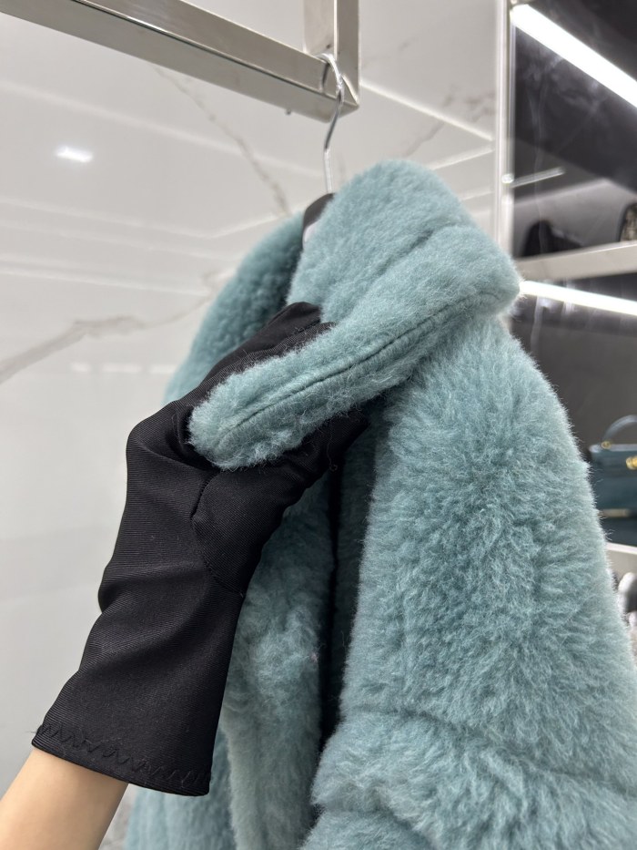 Max Mara Teddy fur long coat Size XS-M