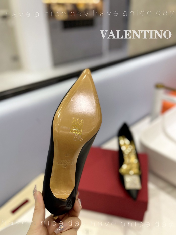 Valentino One Stud Patent Leather Pumps Size 35-41 3-Color