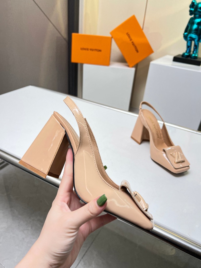 Louis Vuitton Shake Slingback Pumps Size 35-41 6-Color