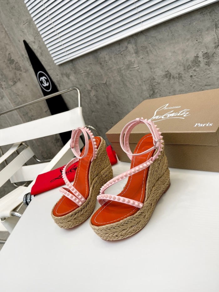 Christian Louboutin Mafaldina Zeppa Pumps Size 35-41 4-Color