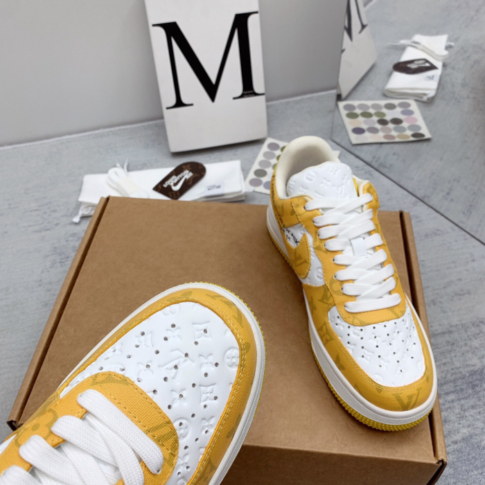 Louis Vuitton x Off White x Air Force 1 Sneaker Size 36-45   9-Color