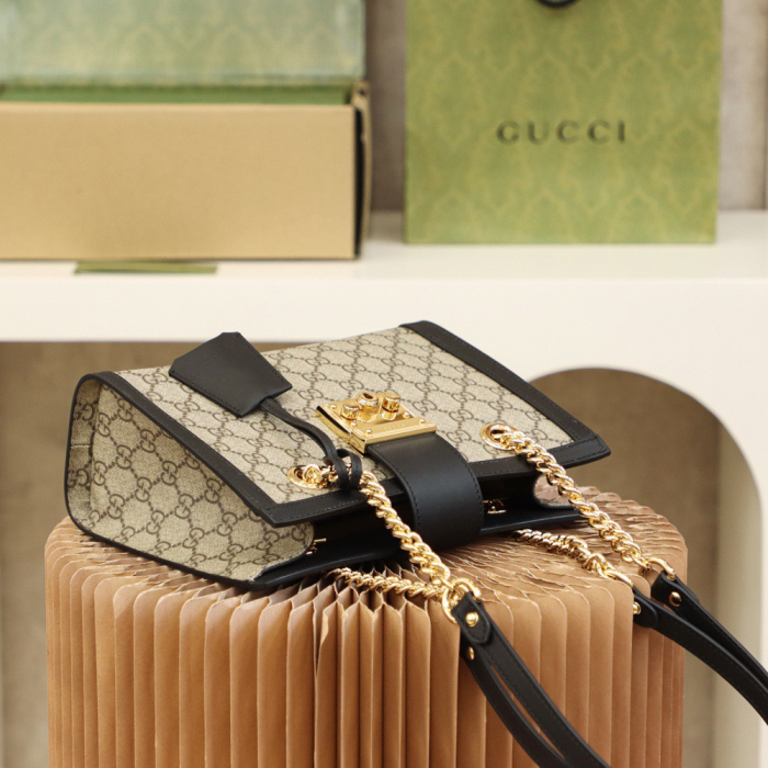 Gucci GG Supreme Padlock Women Shoulder Bags Size 26*18*10cm
