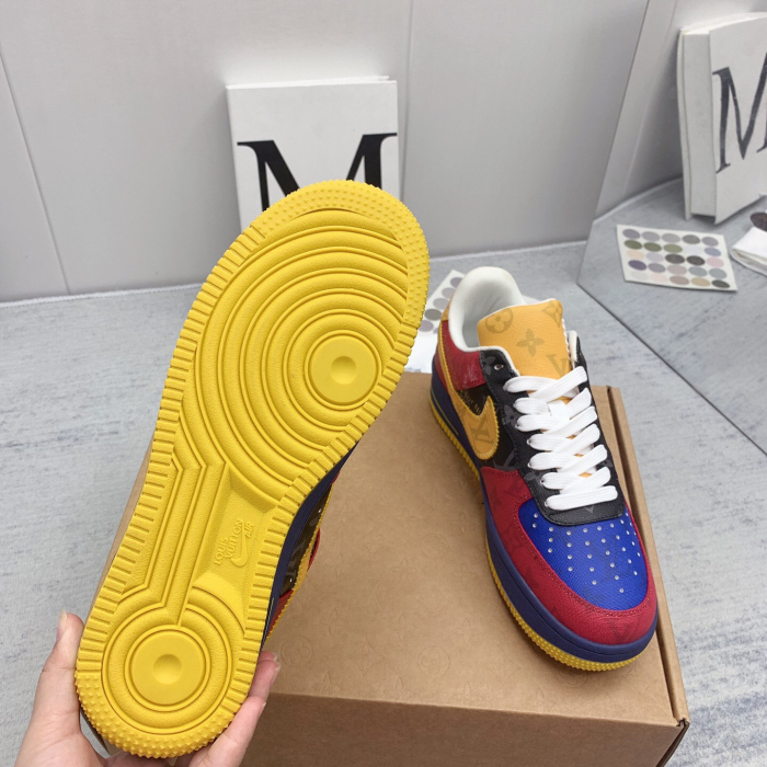 Louis Vuitton x Off White x Air Force 1 Sneaker Size 36-45   9-Color