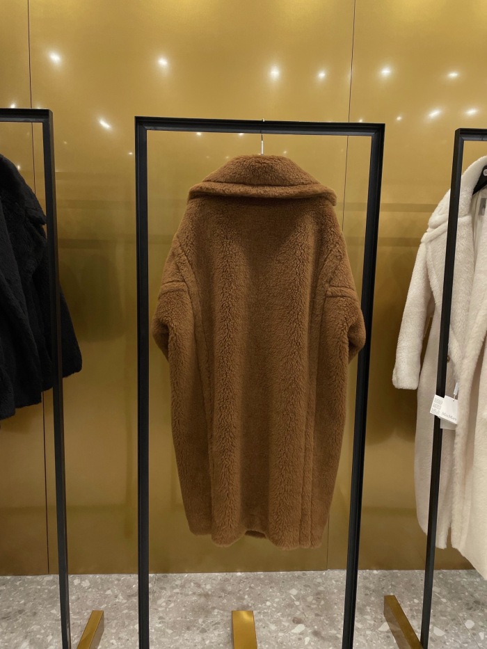 Max Mara Teddy fur long coat Size XS-M