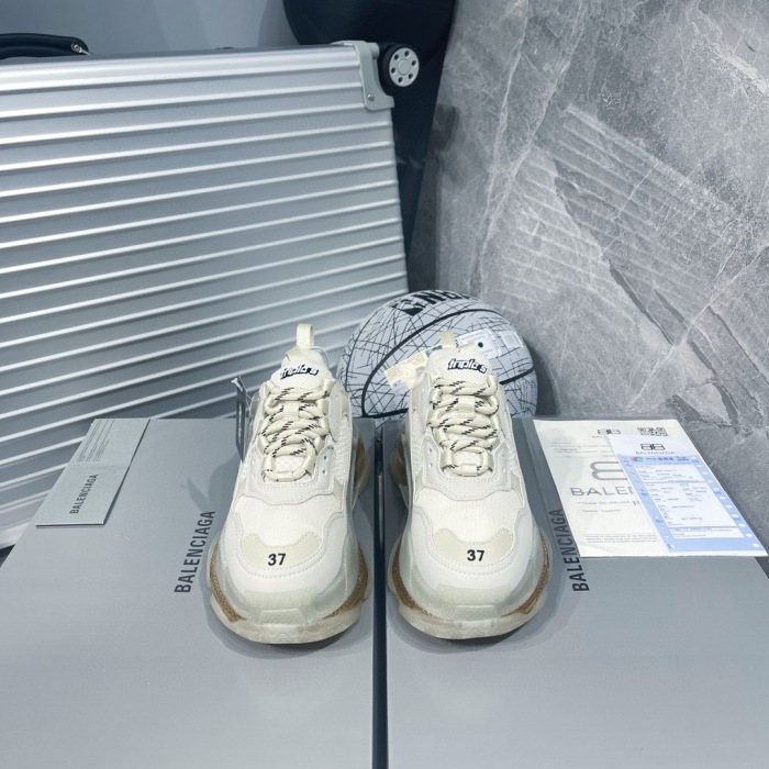 Balenciaga Triple S Clear Sole Sneaker Size 35-46  8-Color