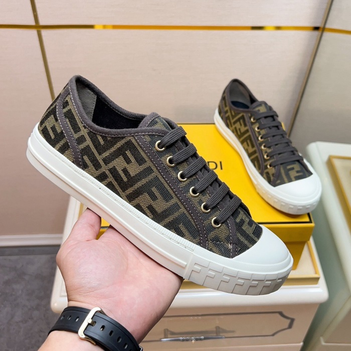 Fendi Domino Low Top Sneaker Size 35-46  4-Color