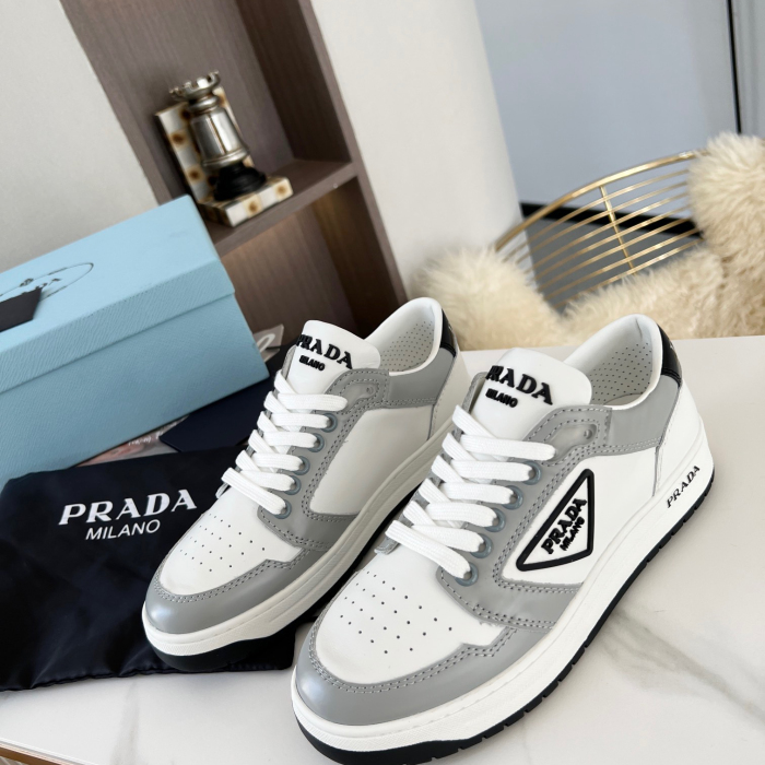 Prada District Leather Sneaker Size 36-45   5-Color