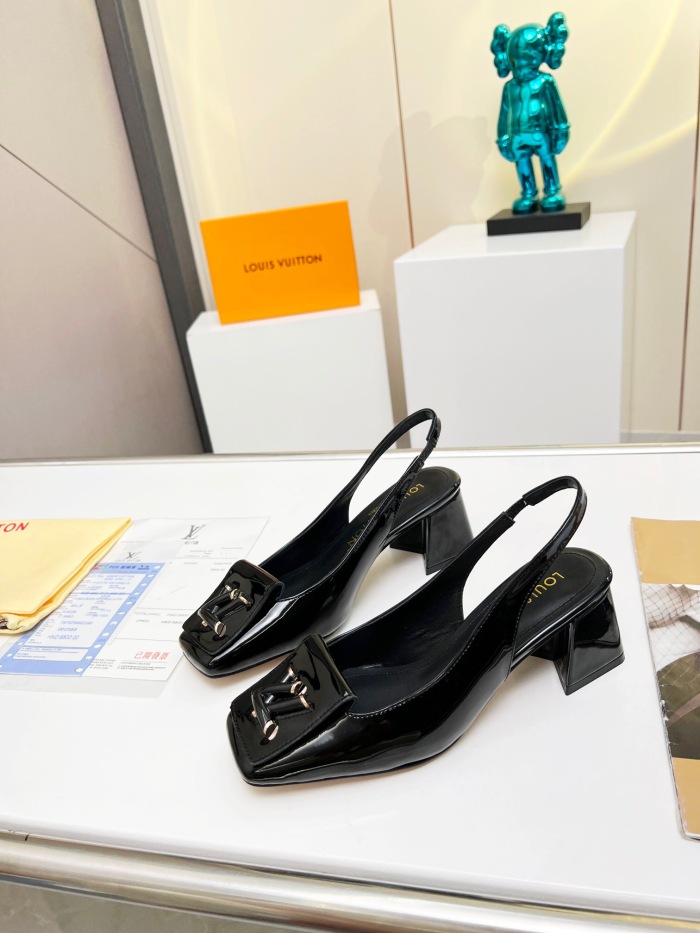 Louis Vuitton Shake Slingback Pumps Size 35-41 6-Color