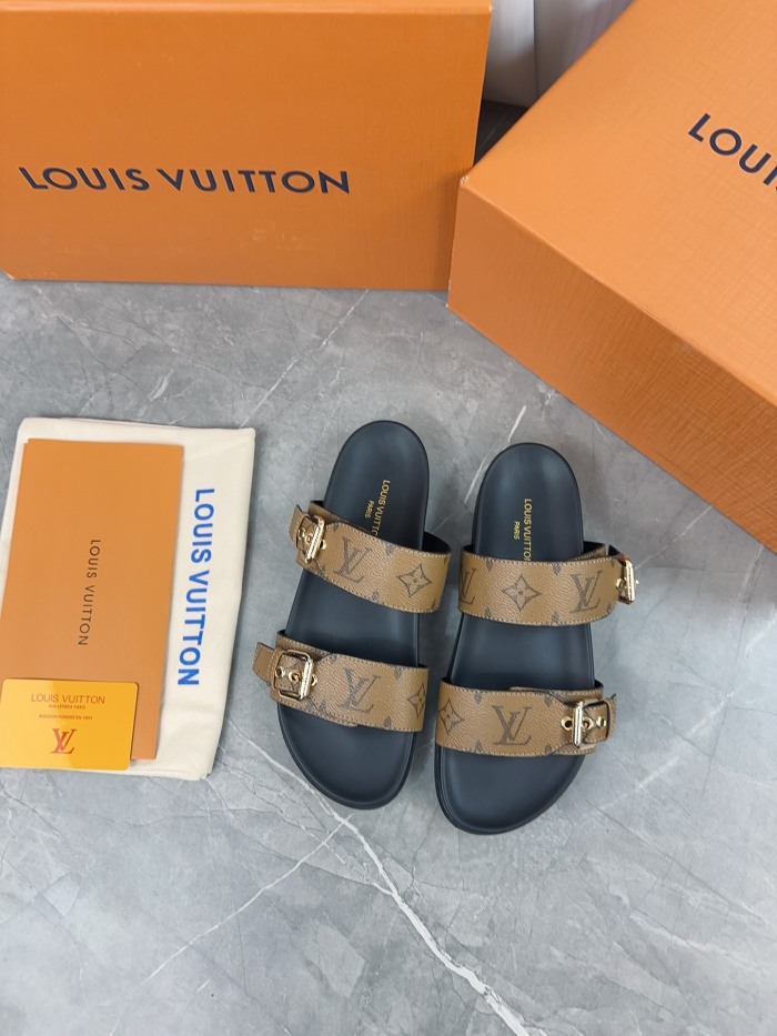 Louis Vuitton Slippers Size 36-45 6-Color