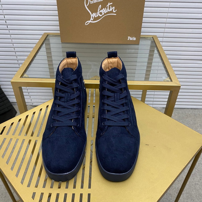 Christian Louboutin Louis High-Top Sneaker Size 36-46  7-Color