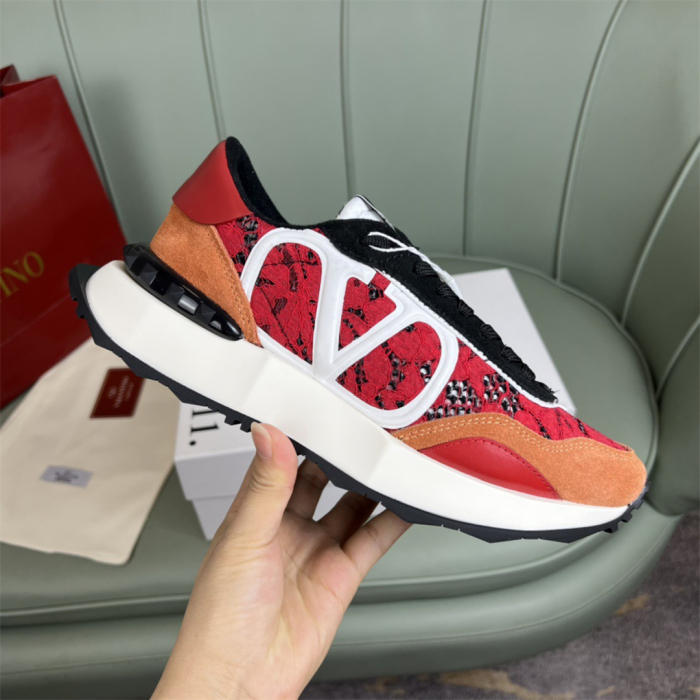 Valentino Lace and Mesh Lacerunner Sneaker Size 36-41   9-Color