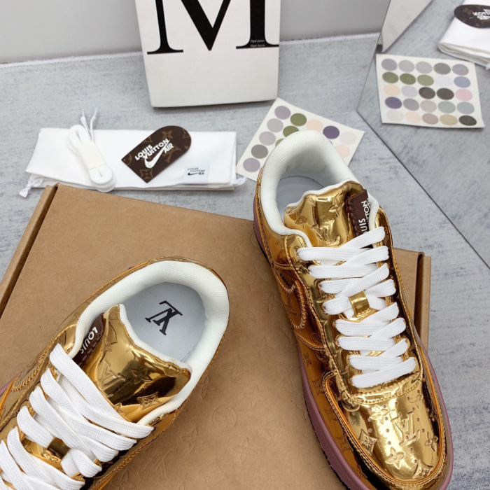 Louis Vuitton x Off White x Air Force 1 Sneaker Size 36-45   9-Color