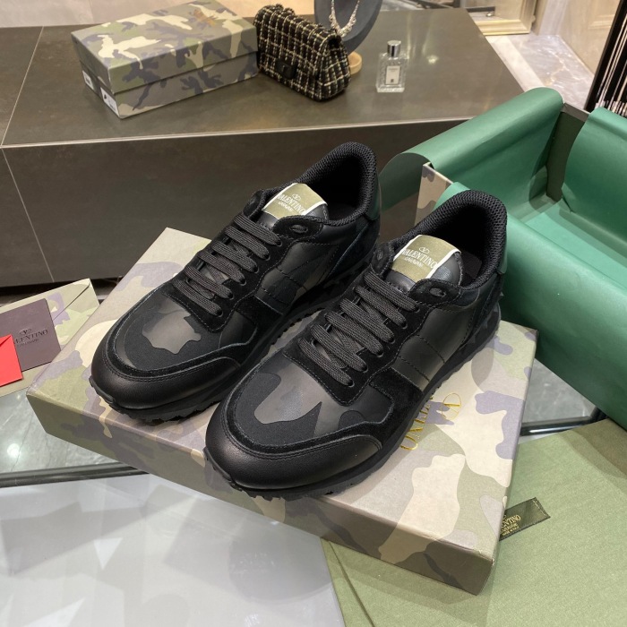 Valentino Camouflage Rockrunner Sneaker Size 39-45   11-Color