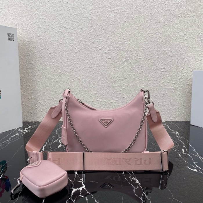 Prada 1BH204 Redition 2005 Women Bags Canvas 22*12*6cm