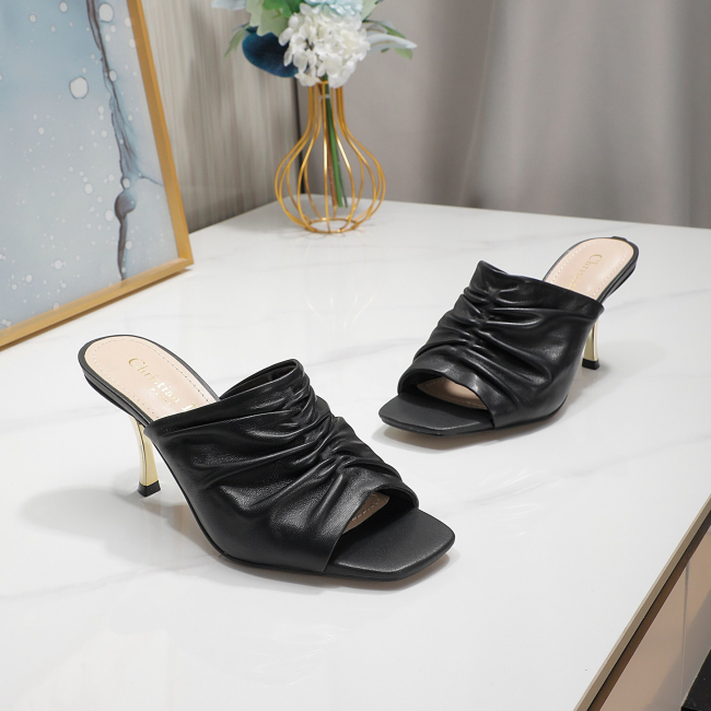 Dior D-Fame Heeled Sandal Pumps Size 35-41 5-Color
