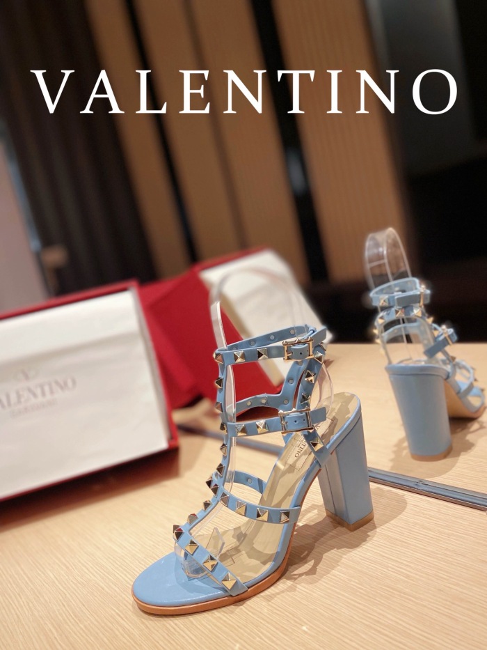 Valentino Rockstud Calfskin Ankle Strap Pumps Size 35-41 6-Color