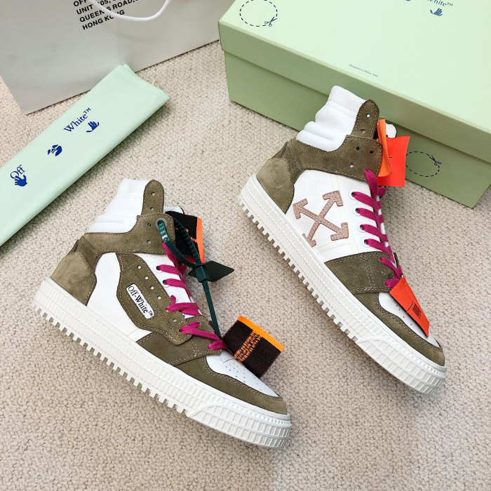 OFF White 3.0 Off Court Suede Canves Sneaker Size 35-45   11-Color