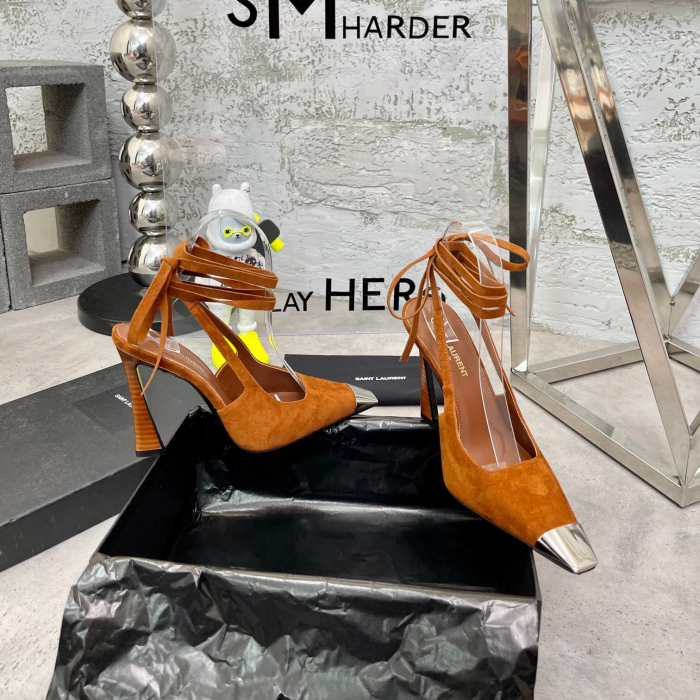 YSL Blade Slingback Pumps Size 35-39 2-Color