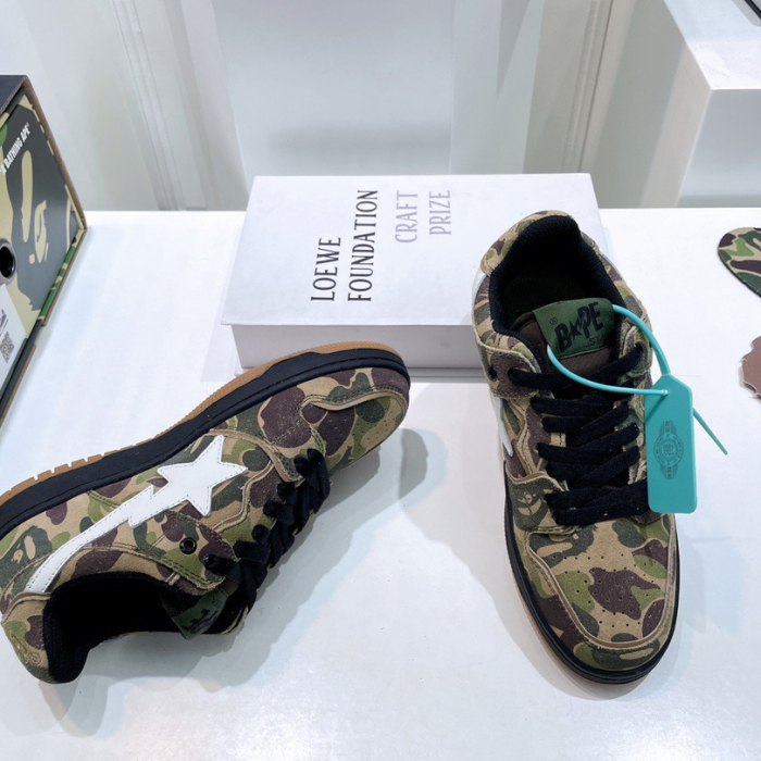 Bape SK8 STA Sneaker Size 36-45   8-Color