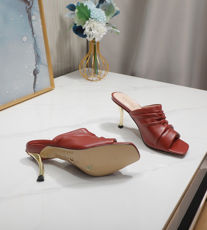 Dior D-Fame Heeled Sandal Pumps Size 35-41 5-Color