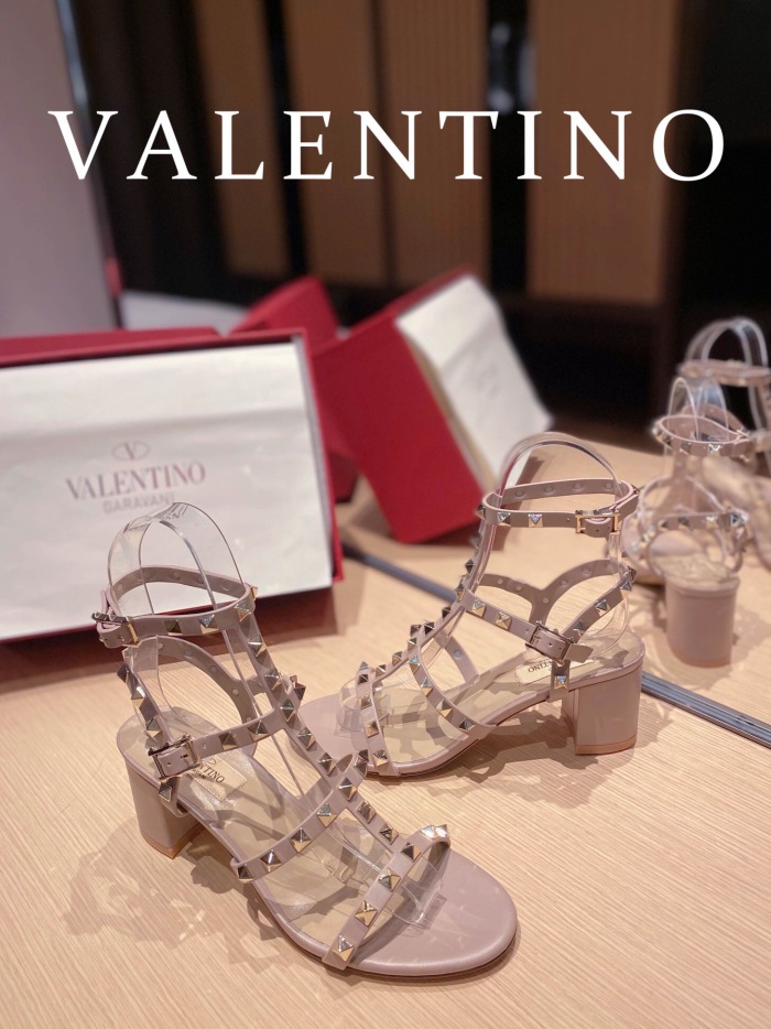 Valentino Rockstud Calfskin Ankle Strap Pumps Size 35-41 6-Color